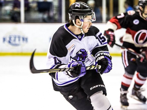 Lone Star Brahmas Defenseman Cameron Clarke