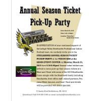 Annual Steelhawks Season Ticket Pick-Up Party