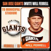 San Jose Giants Target Will Ferrell