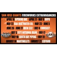 San Jose Giants 2015 Fireworks Schedule