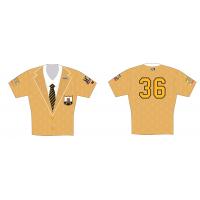State College Spikes Jerome Bettis Gold Jacket Jersey