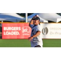 SportsCenter Anchor Neil Everett Throws out First Pitch for Hillsboro Hops