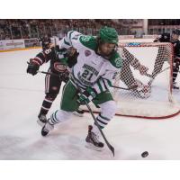 Forward Brendan O'Donnell with the University of North Dakota
