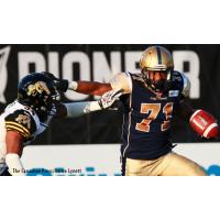 Receiver Trevor Kennedy with the Winnipeg Blue Bombers