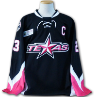 Texas Stars Pink in the Rink Jersey - Front Relaxed