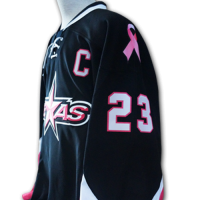 Texas Stars Pink in the Rink Jersey - Side
