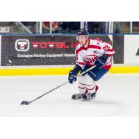 Amarillo Bulls Forward George Mika at NAHL Top Prospects Event