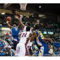 Saint John Mill Rats Guard Anthony Anderson Controls the Ball vs. the Orangeville A's