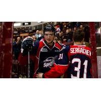 Logan Brown of the Windsor Spitfires