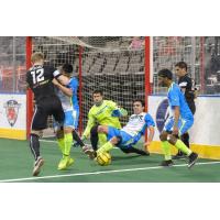 Milwaukee Wave Scramble for the Ball vs. the Chicago Mustangs