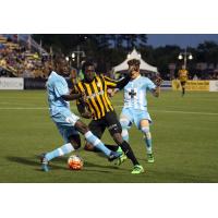 Charleston Battery Fight for the Ball vs. the Wilmington Hammerheads