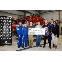 Calgary Roughnecks Present Cheque to STARS Air Ambulance