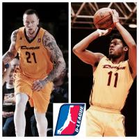 Canton Charge Guard Quinn Cook and Forward Nick Minnerath