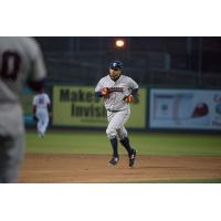 Somerset Patriots DH Aharon Eggleston Rounds the Bases Following a Homer