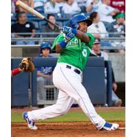 Tulsa Drillers in Going Green Conservation Night Jerseys