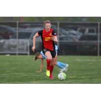 Western New York Flash Midfielder Samantha Mewis Chases the Ball vs. Sky Blue FC