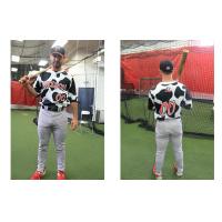 Florence Freedom Cow Pattern Baseball Jersey