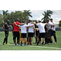 Fort Lauderdale Strikers Huddle