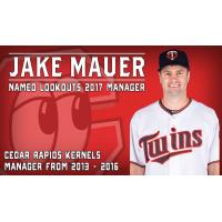 Jake Mauer to Manage Lookouts in 2017