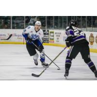 Lincoln Stars Forward Josiah Slavin vs. the Tri-City Storm