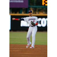 Jacksonville Jumbo Shrimp second baseman Isan Diaz