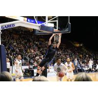 Derek Hall dunks for the KW Titans vs. the St. John's Edge