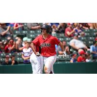 Indianapolis Indians second baseman Kevin Kramer rounds the bases