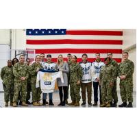 Rochester Knighthawks visit the Navy Operational Center