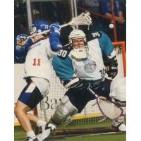 Rochester Knighthawks goalie Steve Dietrich