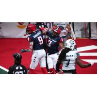 Washington Valor wide receivers Jared Dangerfield and Reggie Gray