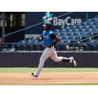 Steven Sensley rounds the bases for the Tampa Tarpons