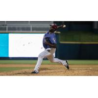 Frisco RoughRiders pitcher Demarcus Evans