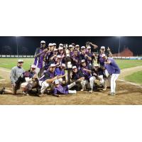 Keene Swamp Bats celebrate the 2019 New England Collegiate Baseball League championship