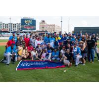 Amarillo Sod Poodles celebrate the 2019 Texas League title