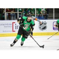 Defenseman Max Martin with the Prince Albert Raiders