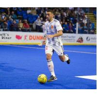 Juan Pereira of the Baltimore Blast vs. Utica City FC