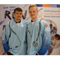 Sudbury Wolves physician-themed jerseys