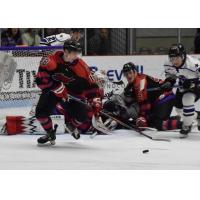 Odessa Jackalopes forward Hunter Olson vs. the Lone Star Brahmas