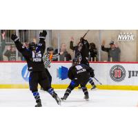 Minnesota Whitecaps celebrate Allie Thunstrom's overtime goal