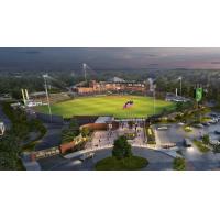 A rendering of the new stadium for the Beloit Snappers