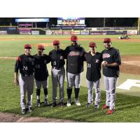 Richmond Flying Squirrels staff after their no-hitter