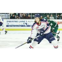 Tri-City Americans right wing Dwayne Jean, Jr. vs. the Everett Silvertips