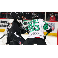 Binghamton Black Bears forward Geno DeAngelo vs. the Delaware Thunder