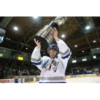 Marc Staal celebrates an Eastern Conference championship with the Sudbury Wolves