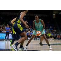 WNBA All-Star Natasha Howard with the New York Liberty