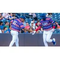 Tulsa Drillers' Scott Hennessey congratulates Yusniel Diaz