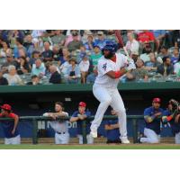 Outfielder Jonathan Sierra with the South Bend Cubs