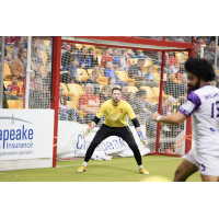 Baltimore Blast goalkeeper Mike Zierhoffer