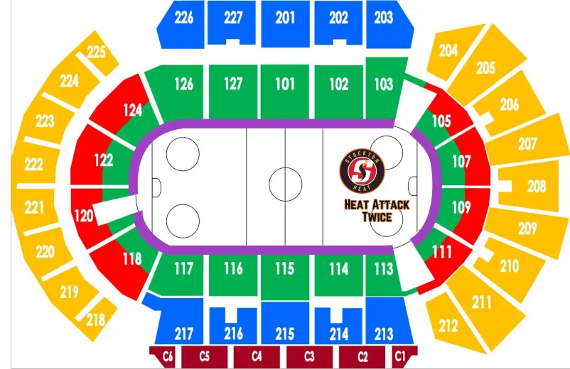 Heat Game Seating Chart