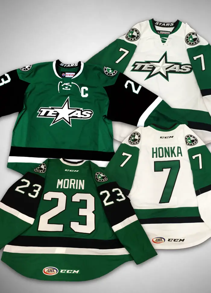 texas stars new jerseys
